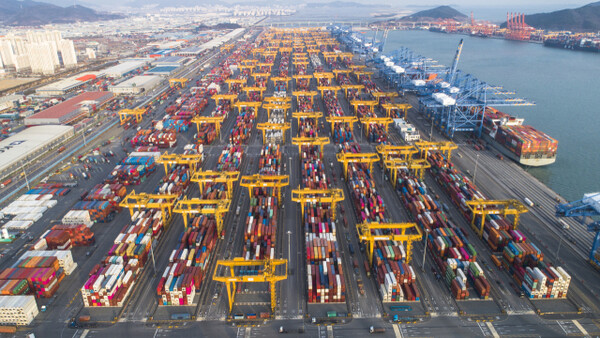 A view of Busan New Port (Photo provided by BPA)