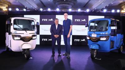 TVS King EV Max electric three-wheeler unveiled