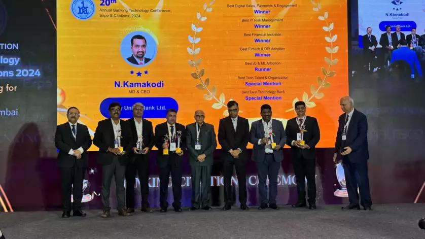 CUB wins seven IBA banking technology awards for the second year in a row