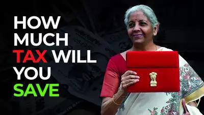 FM Nirmala Sitharaman announcing the New Income Tax Bill