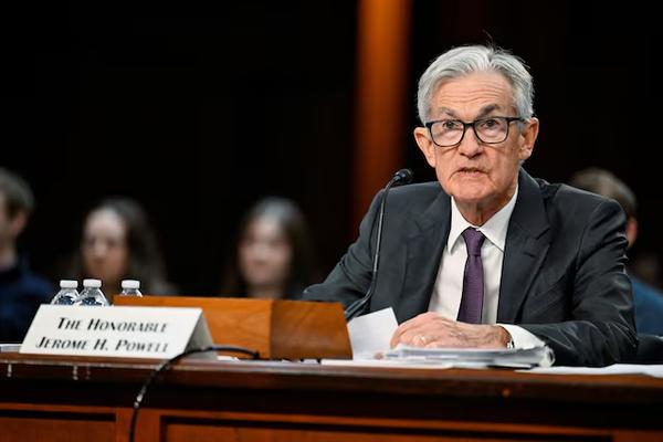 U.S. Federal Reserve Chair Jerome Powell testifies before a Senate Banking, Housing and Urban Affairs Committee hearing on 'The Semiannual Monetary Policy Report to the Congress,' at Capitol Hill in Washington, U.S., Feb. 11, 2025. REUTERS